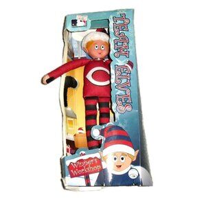 Cincinnati Reds Team Christmas Elf Elves 10 inch Forever Collectibles New Mlb
